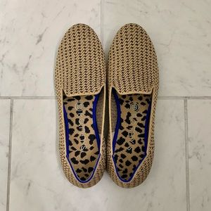 Rothy’s Gold Houndstooth Loafer 9 - Retired Style